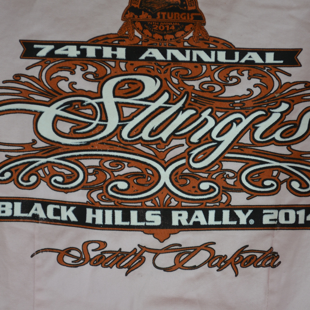 ULTRA CLUB Sturgis 2014 Biker LS Button Down Shirt